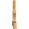 Ekena Millwork Davenport Rough Sawn Timber Gable Bracket, Western Red Cedar, 96"W x 40"H x 4"D x 6"F, 10/12 Pitch GBW096X40X0406DAV00RWR - alternate 2
